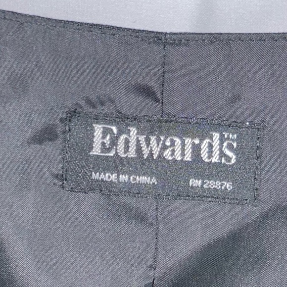 Edwards Vest Suit Signature High Button Front V neck Sleeveless Vest Top Shirt - Picture 5 of 8